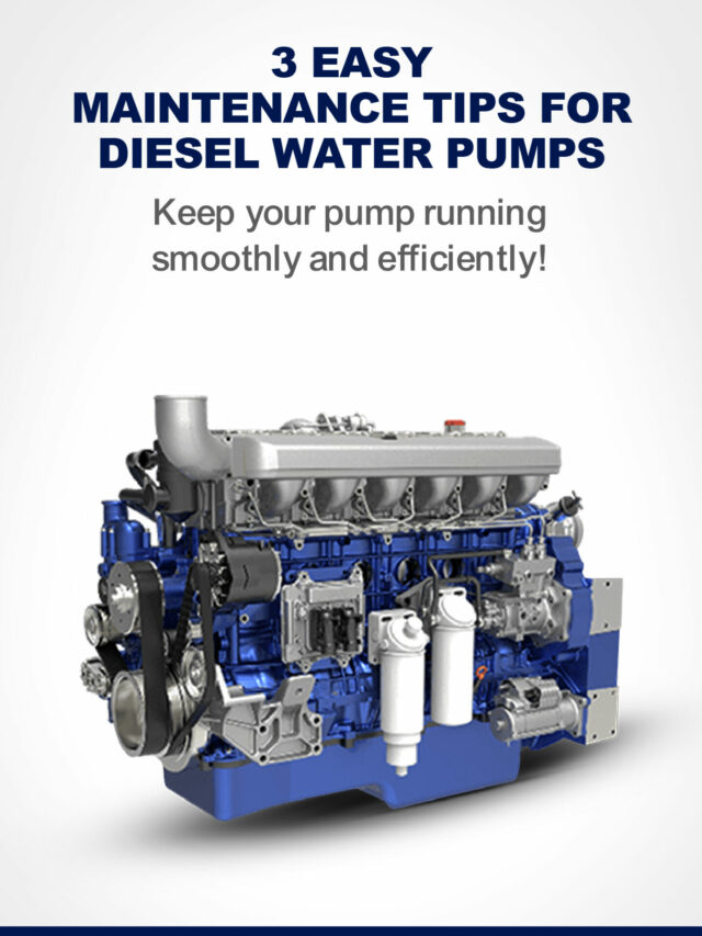 3 Easy Maintenance Tips for Diesel Water Pumps