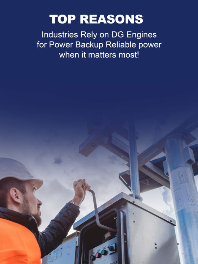 Top Reasons Industries Rely on DG Engines for Power Backup